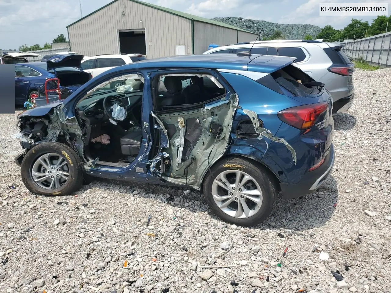 2021 Buick Encore Gx Preferred VIN: KL4MMBS20MB134060 Lot: 60203495