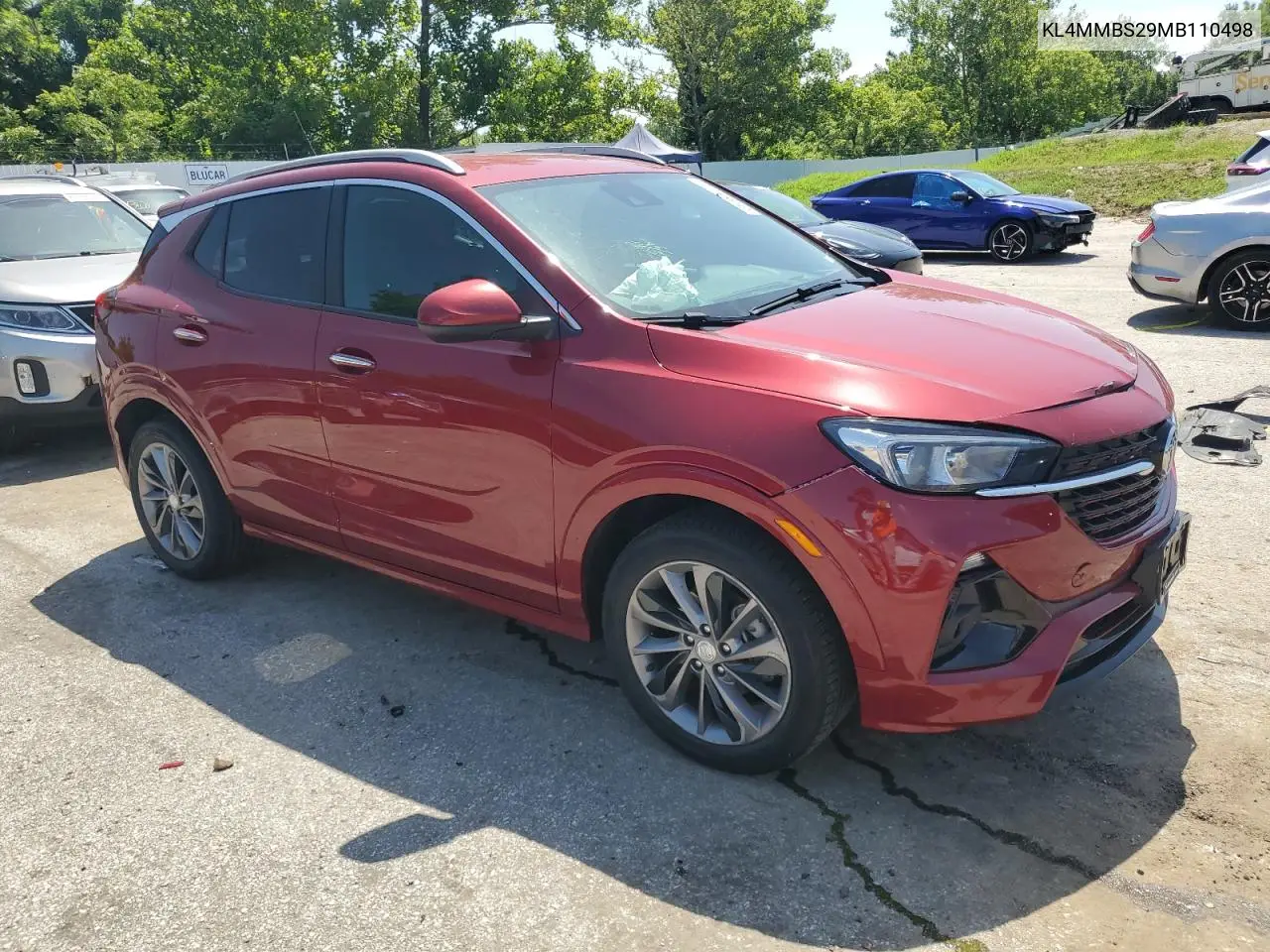 2021 Buick Encore Gx Preferred VIN: KL4MMBS29MB110498 Lot: 65383445