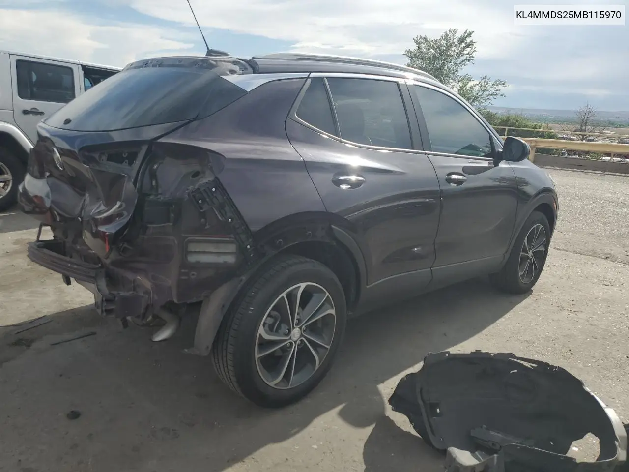 2021 Buick Encore Gx Select VIN: KL4MMDS25MB115970 Lot: 65640585