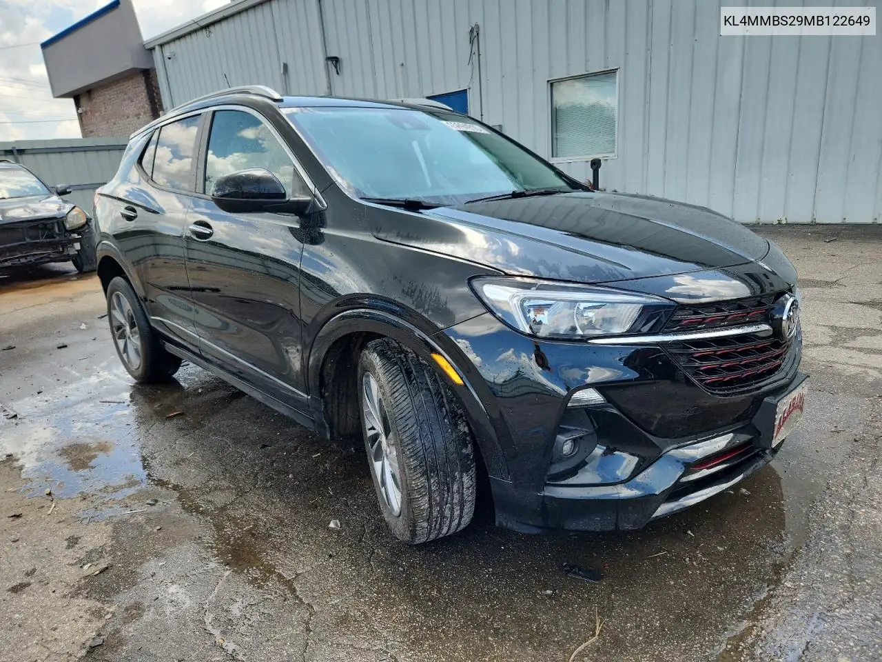 2021 Buick Encore Gx Preferred VIN: KL4MMBS29MB122649 Lot: 65694915
