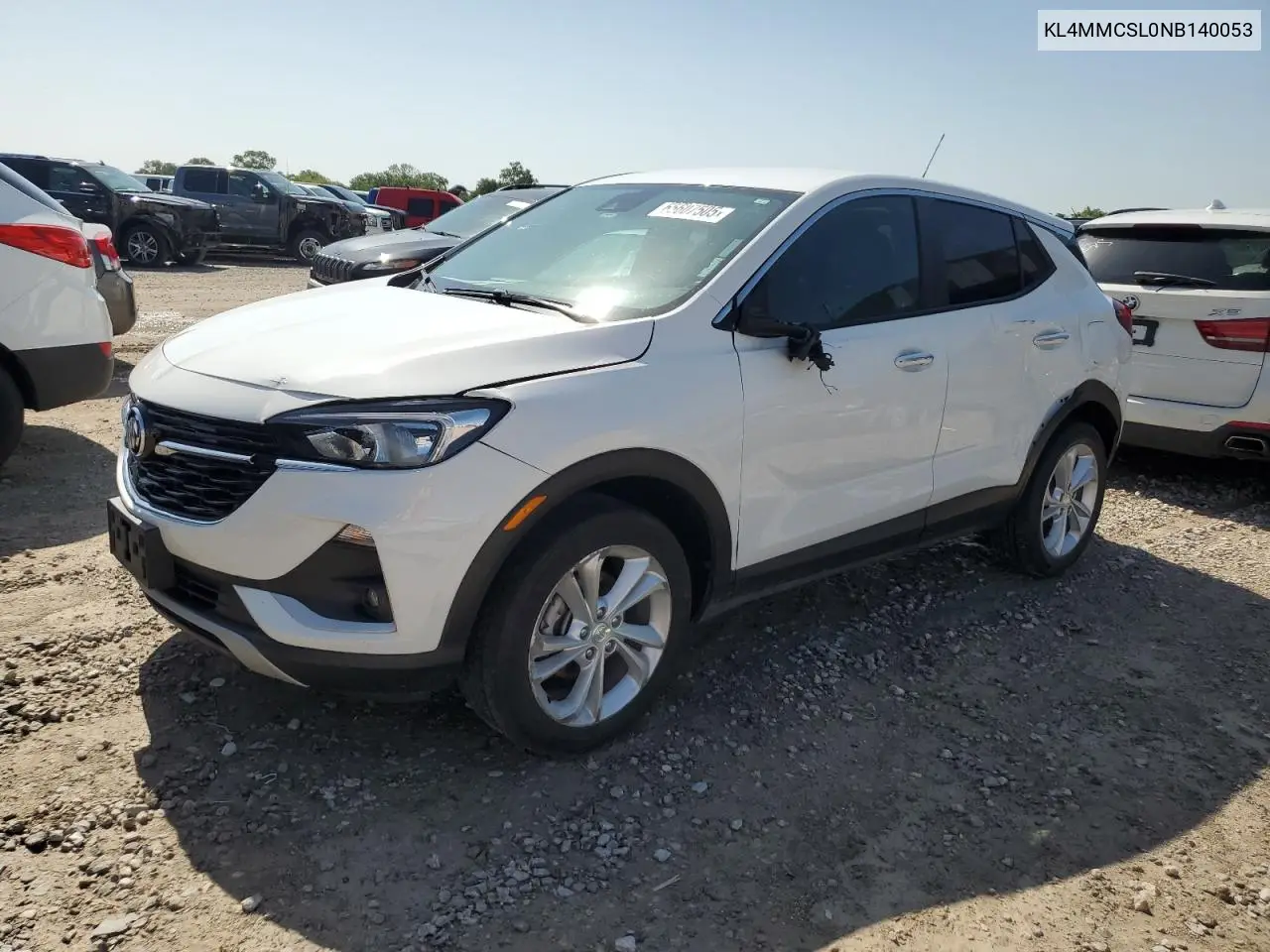 2022 Buick Encore Gx Preferred VIN: KL4MMCSL0NB140053 Lot: 65607505