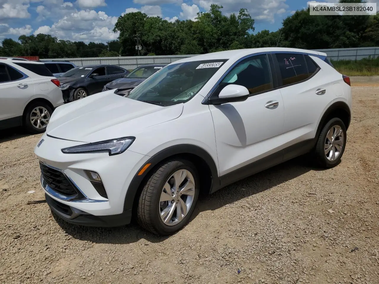 2025 Buick Encore Gx Preferred VIN: KL4AMBSL2SB182040 Lot: 64033285