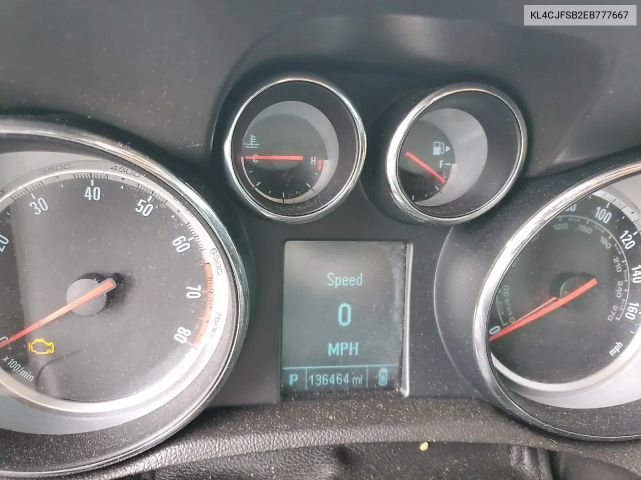 2014 Buick Encore Convenience VIN: KL4CJFSB2EB777667 Lot: 57067515
