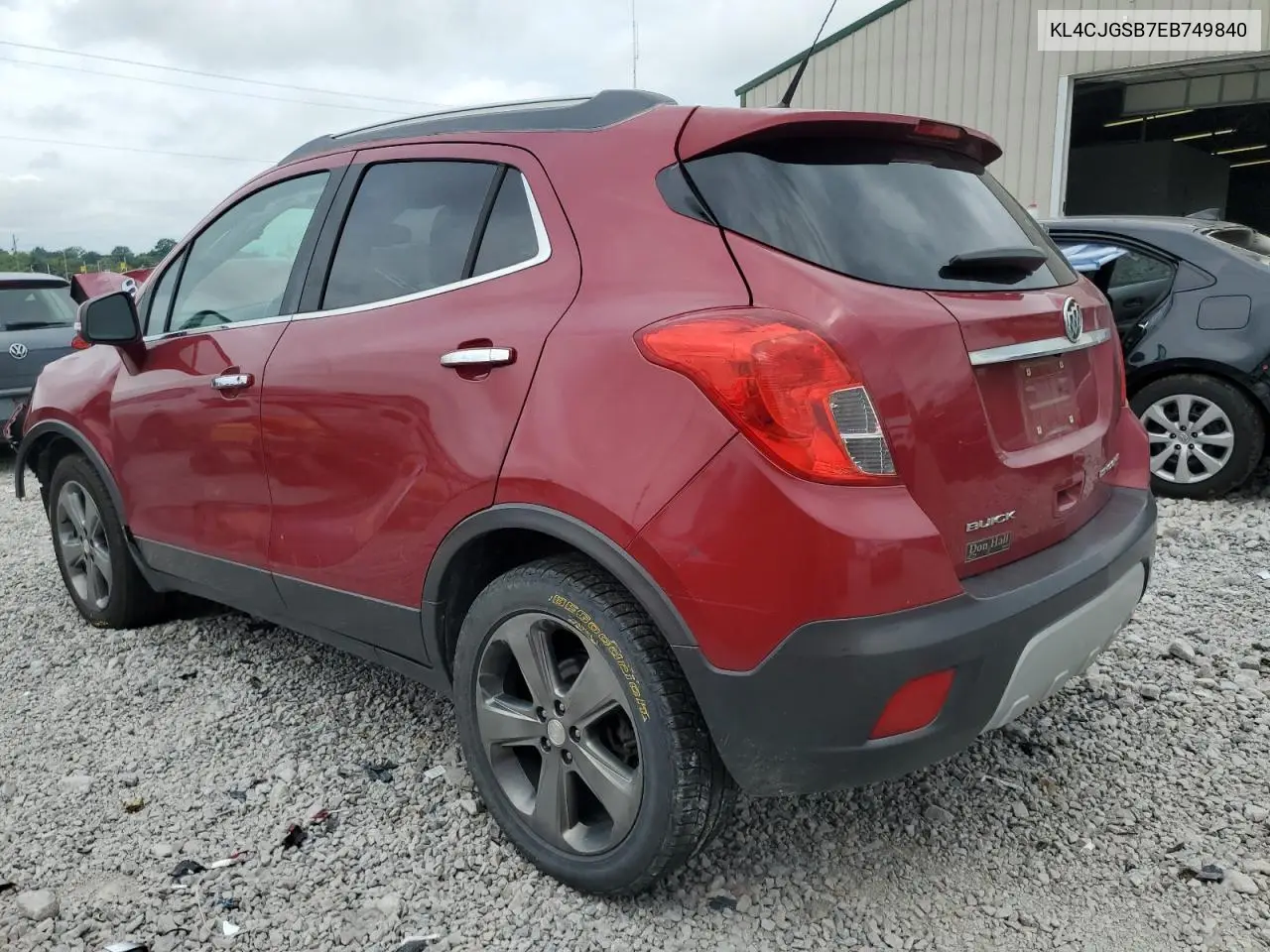 2014 Buick Encore VIN: KL4CJGSB7EB749840 Lot: 62641705