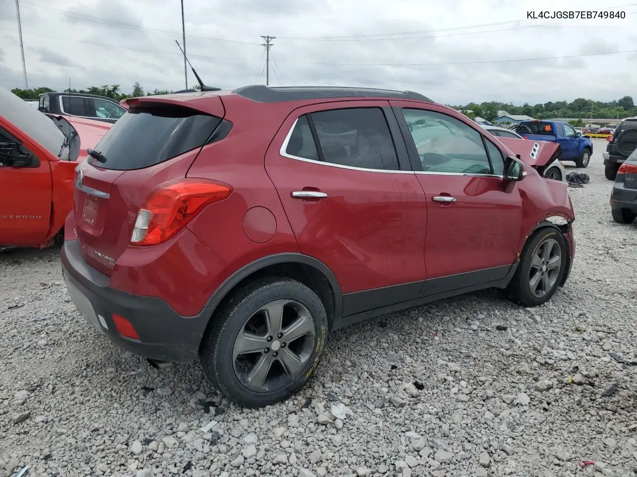 2014 Buick Encore VIN: KL4CJGSB7EB749840 Lot: 62641705