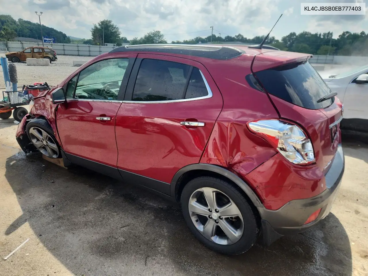 2014 Buick Encore Convenience VIN: KL4CJBSB0EB777403 Lot: 62932365