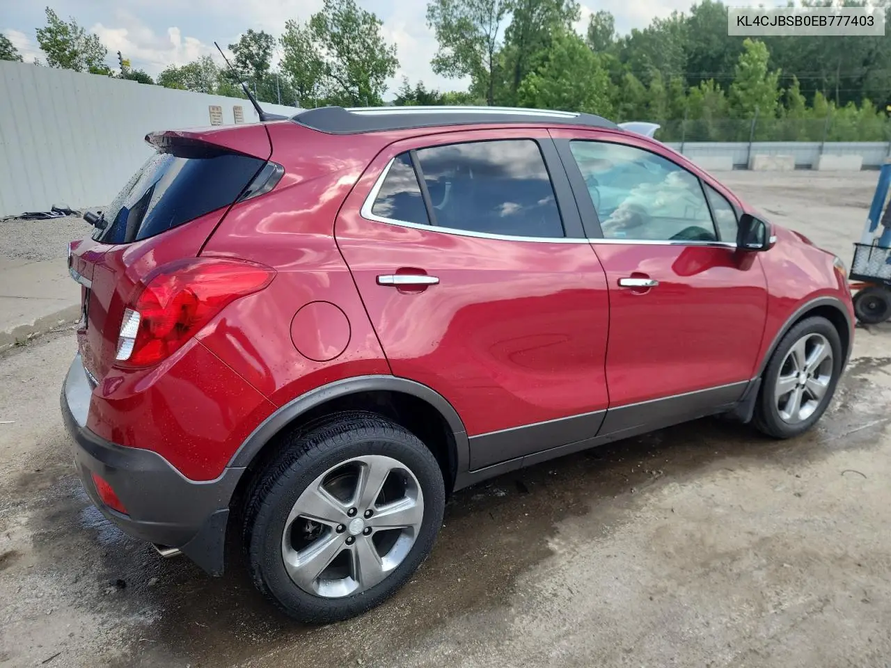 2014 Buick Encore Convenience VIN: KL4CJBSB0EB777403 Lot: 62932365