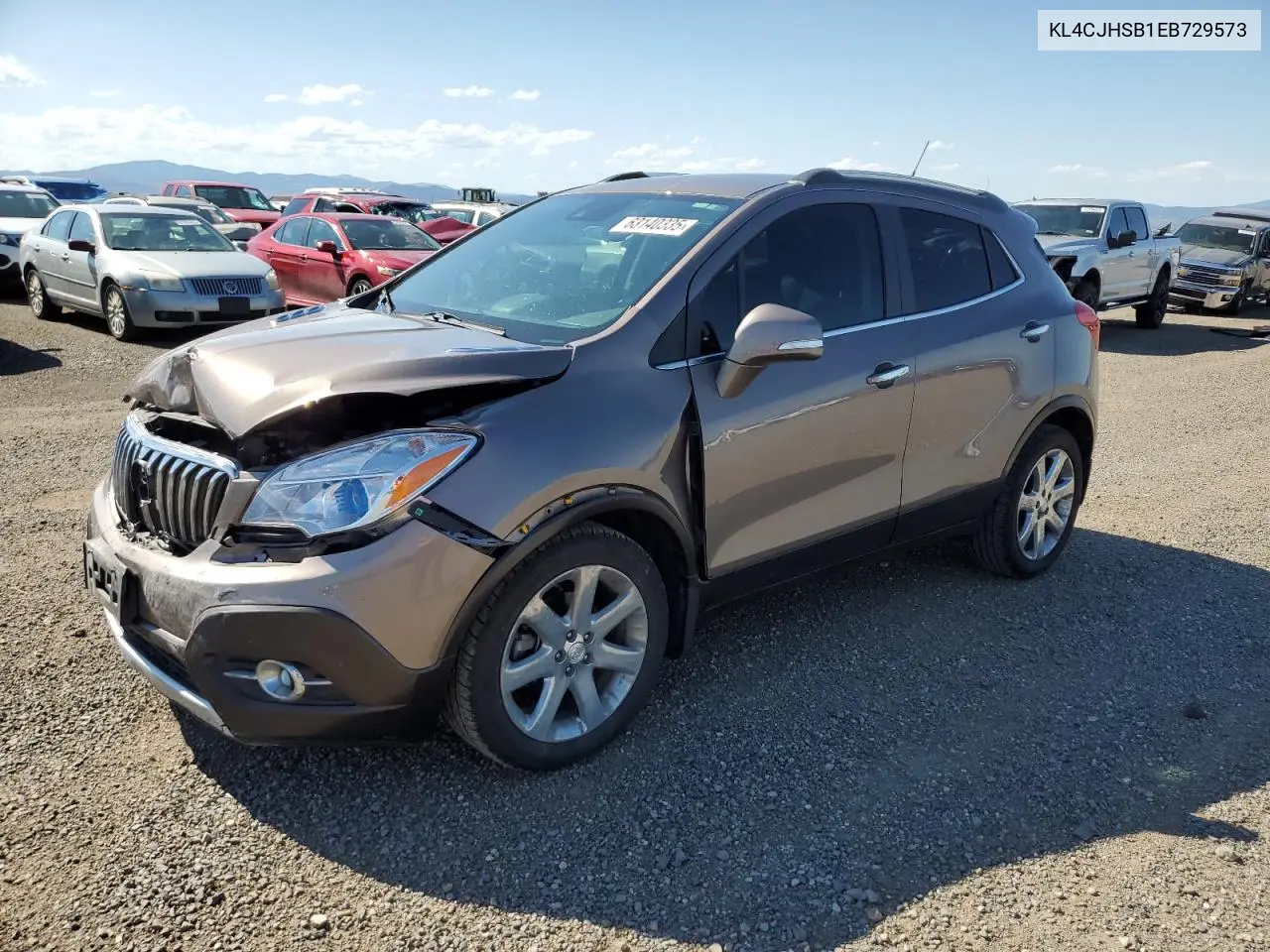 2014 Buick Encore Premium VIN: KL4CJHSB1EB729573 Lot: 63140335