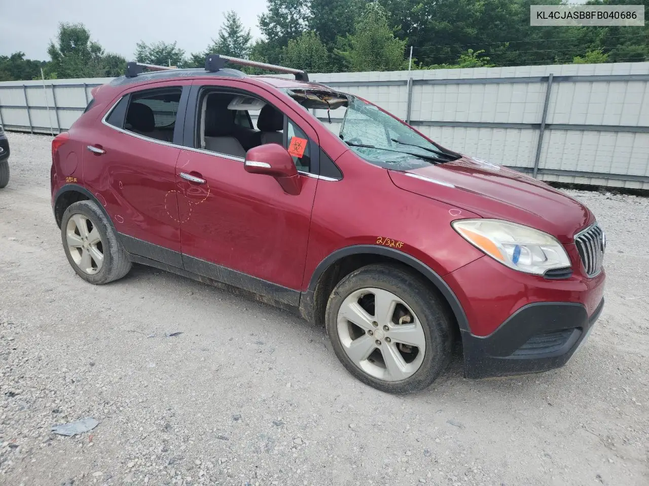 2015 Buick Encore VIN: KL4CJASB8FB040686 Lot: 62655045