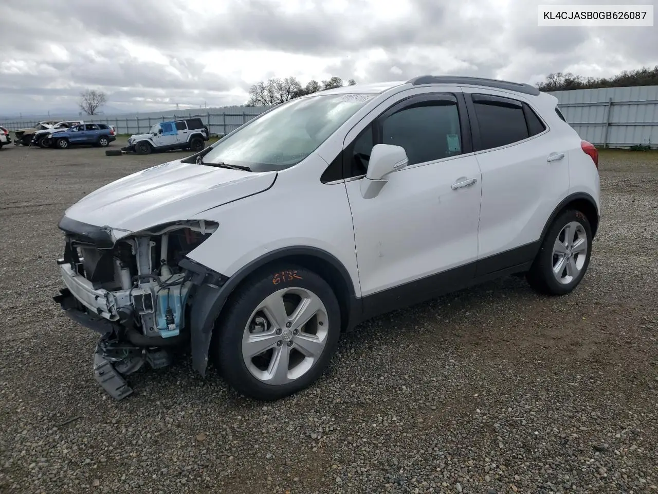2016 Buick Encore VIN: KL4CJASB0GB626087 Lot: 49481405