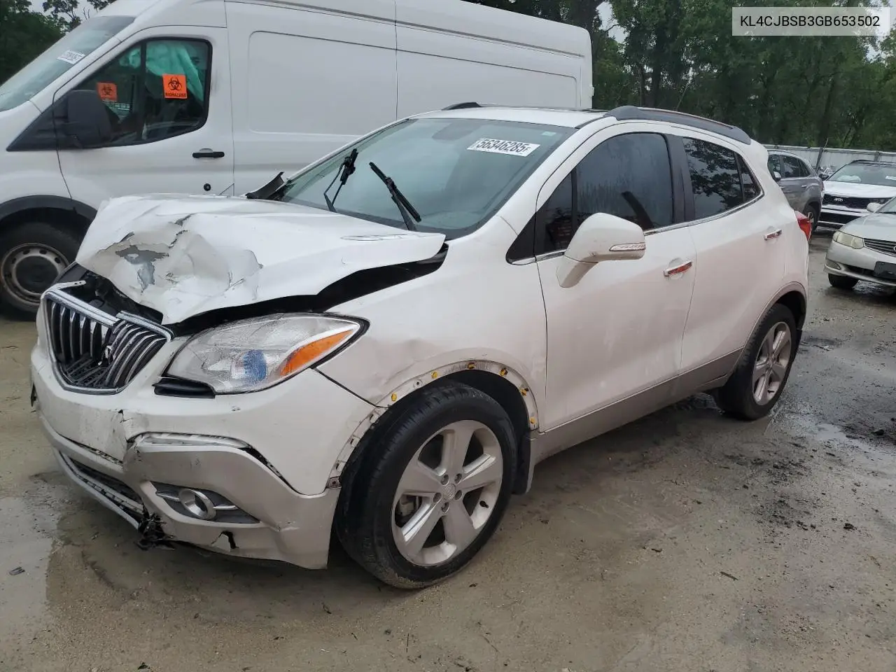 2016 Buick Encore Convenience VIN: KL4CJBSB3GB653502 Lot: 56346285