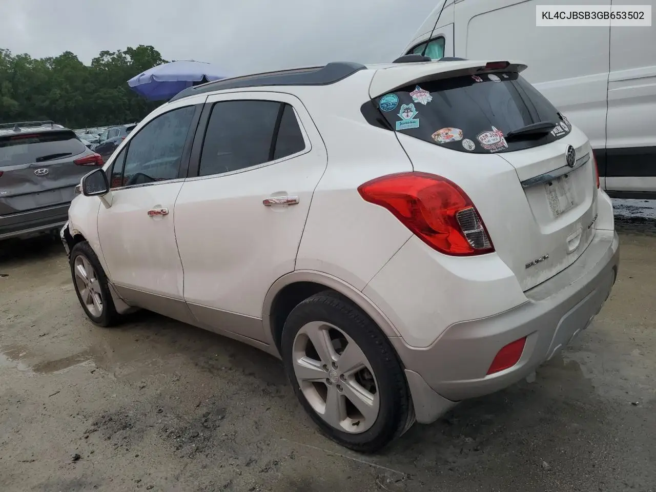 2016 Buick Encore Convenience VIN: KL4CJBSB3GB653502 Lot: 56346285