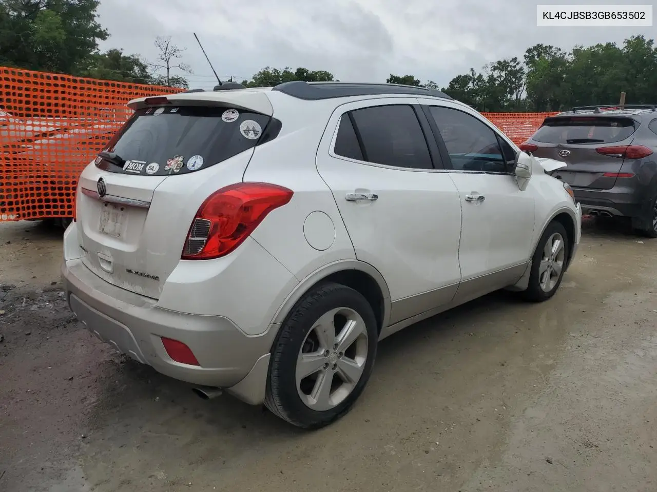 2016 Buick Encore Convenience VIN: KL4CJBSB3GB653502 Lot: 56346285