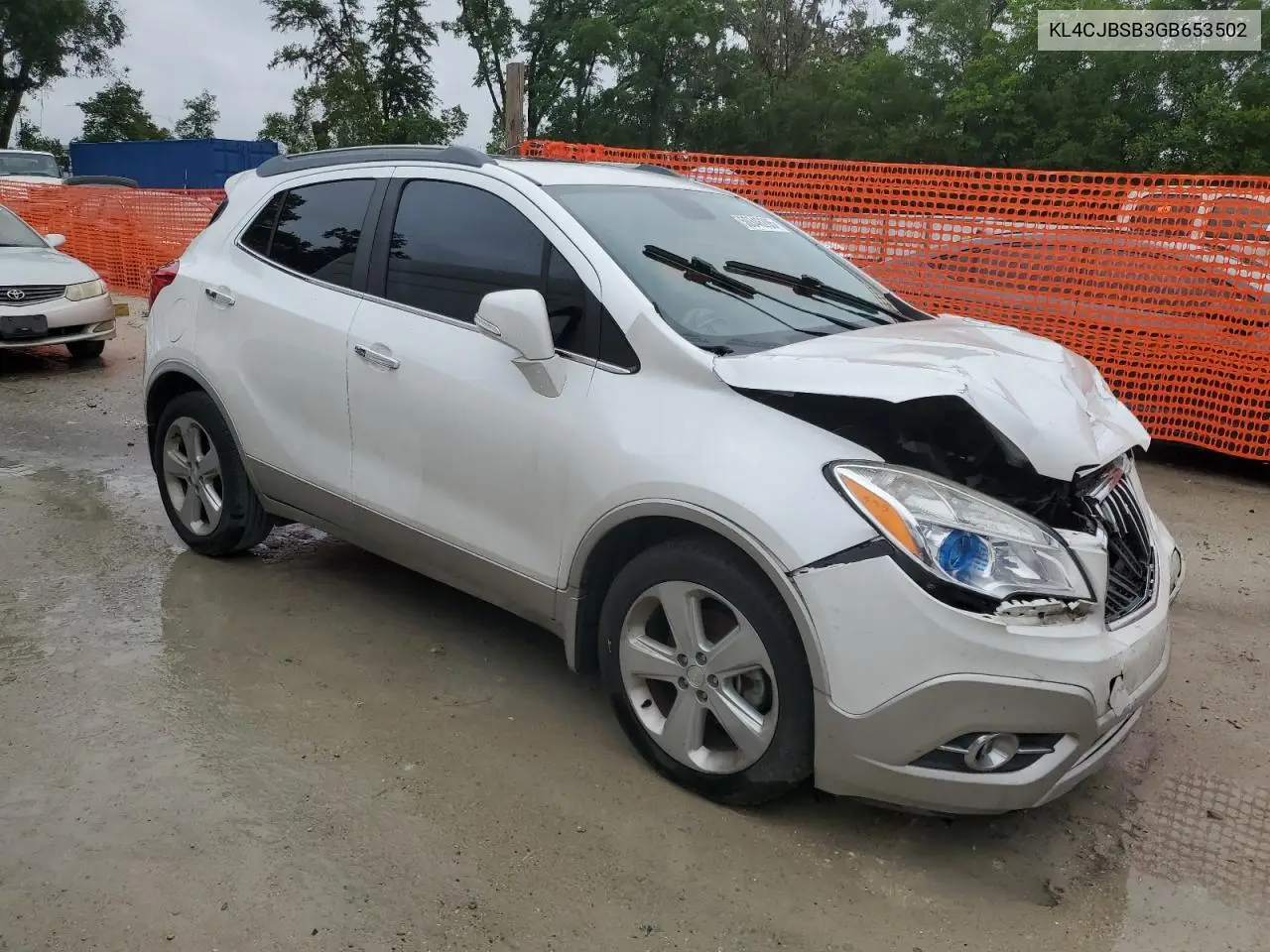 2016 Buick Encore Convenience VIN: KL4CJBSB3GB653502 Lot: 56346285