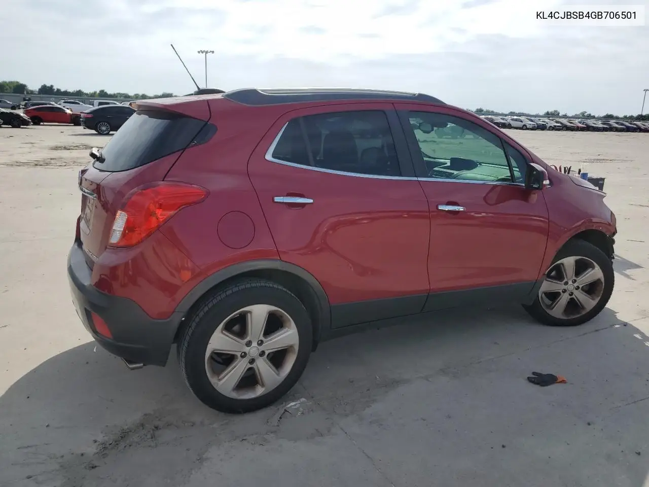 2016 Buick Encore Convenience VIN: KL4CJBSB4GB706501 Lot: 56562065