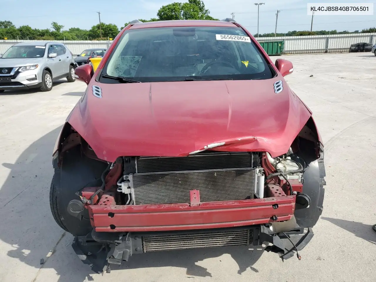 2016 Buick Encore Convenience VIN: KL4CJBSB4GB706501 Lot: 56562065