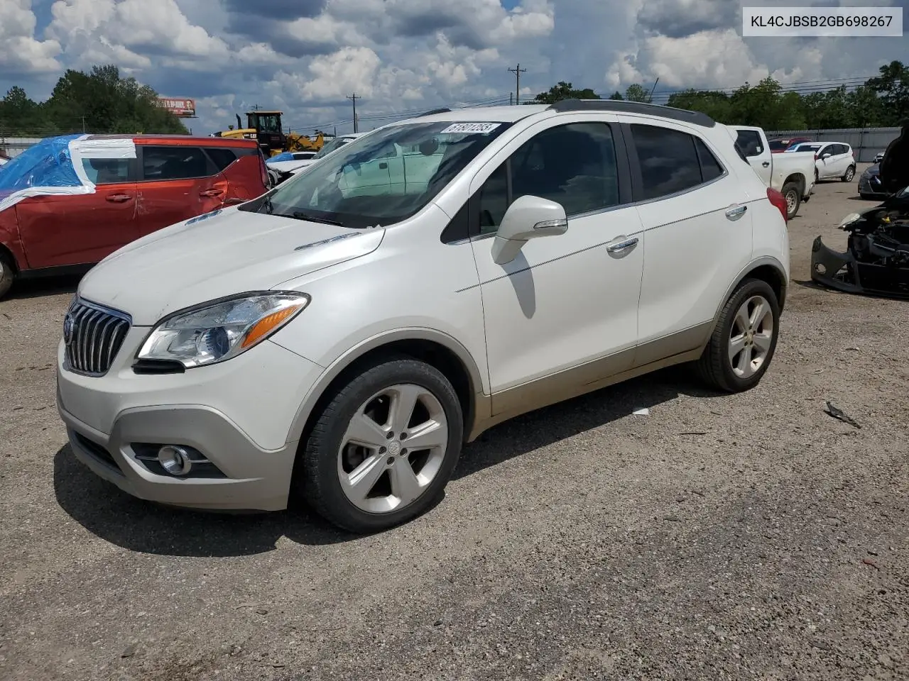 2016 Buick Encore Convenience VIN: KL4CJBSB2GB698267 Lot: 61801255