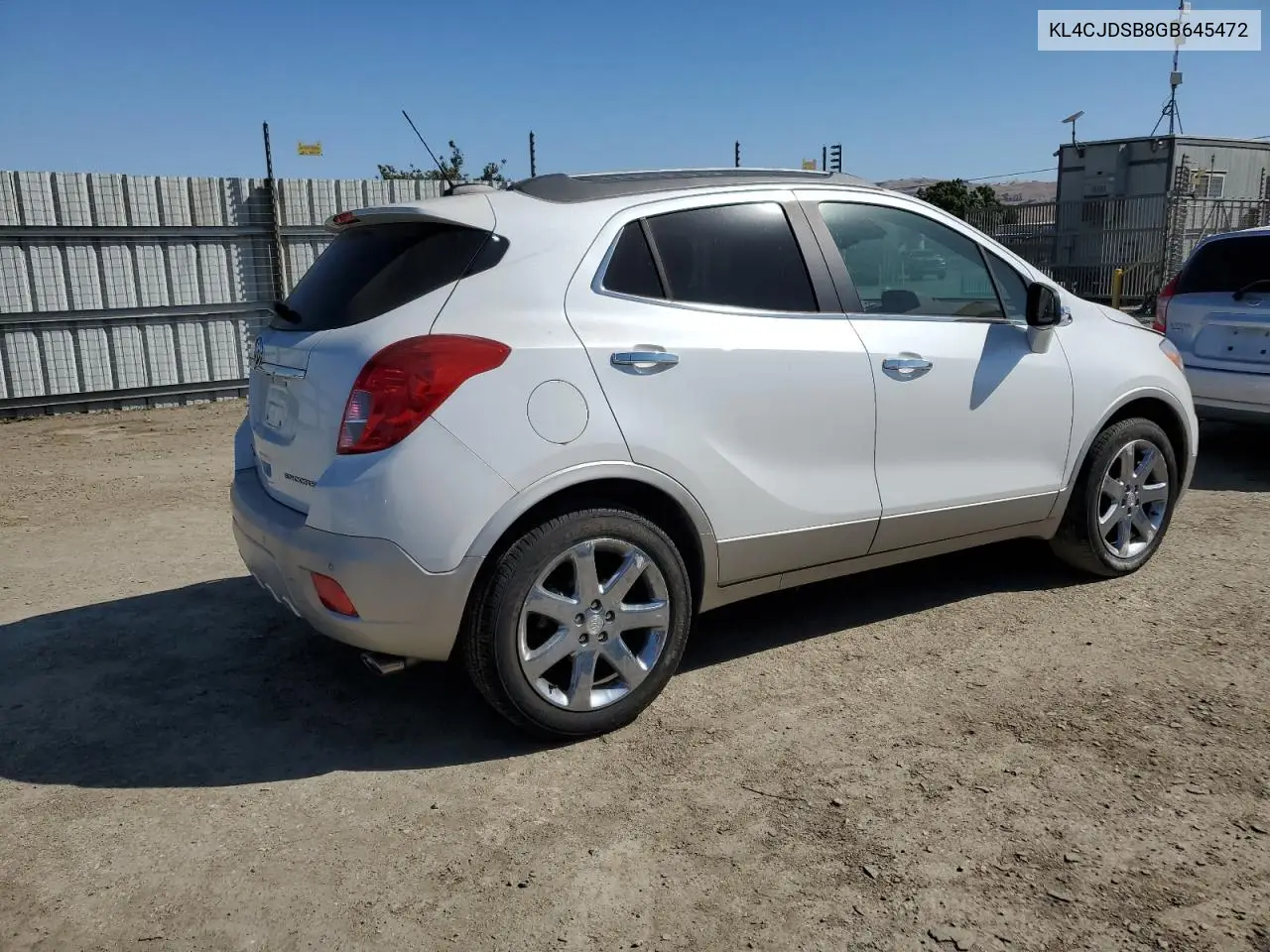 2016 Buick Encore Premium VIN: KL4CJDSB8GB645472 Lot: 62532965