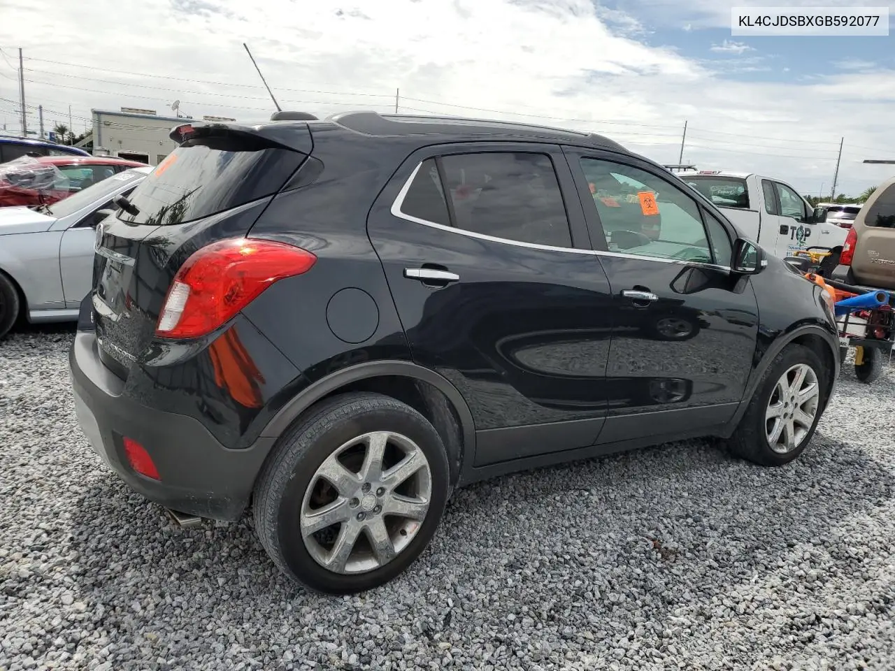 2016 Buick Encore Premium VIN: KL4CJDSBXGB592077 Lot: 62675485