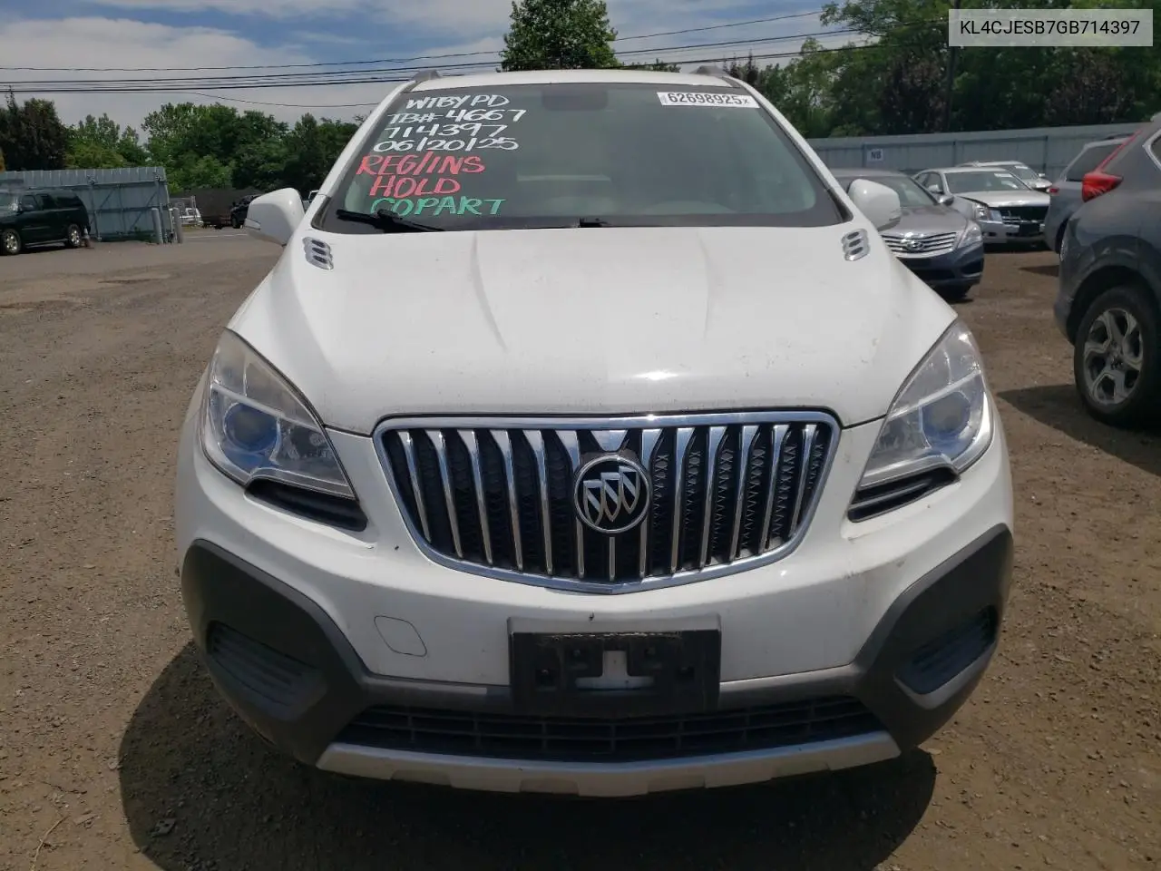 2016 Buick Encore VIN: KL4CJESB7GB714397 Lot: 62698925