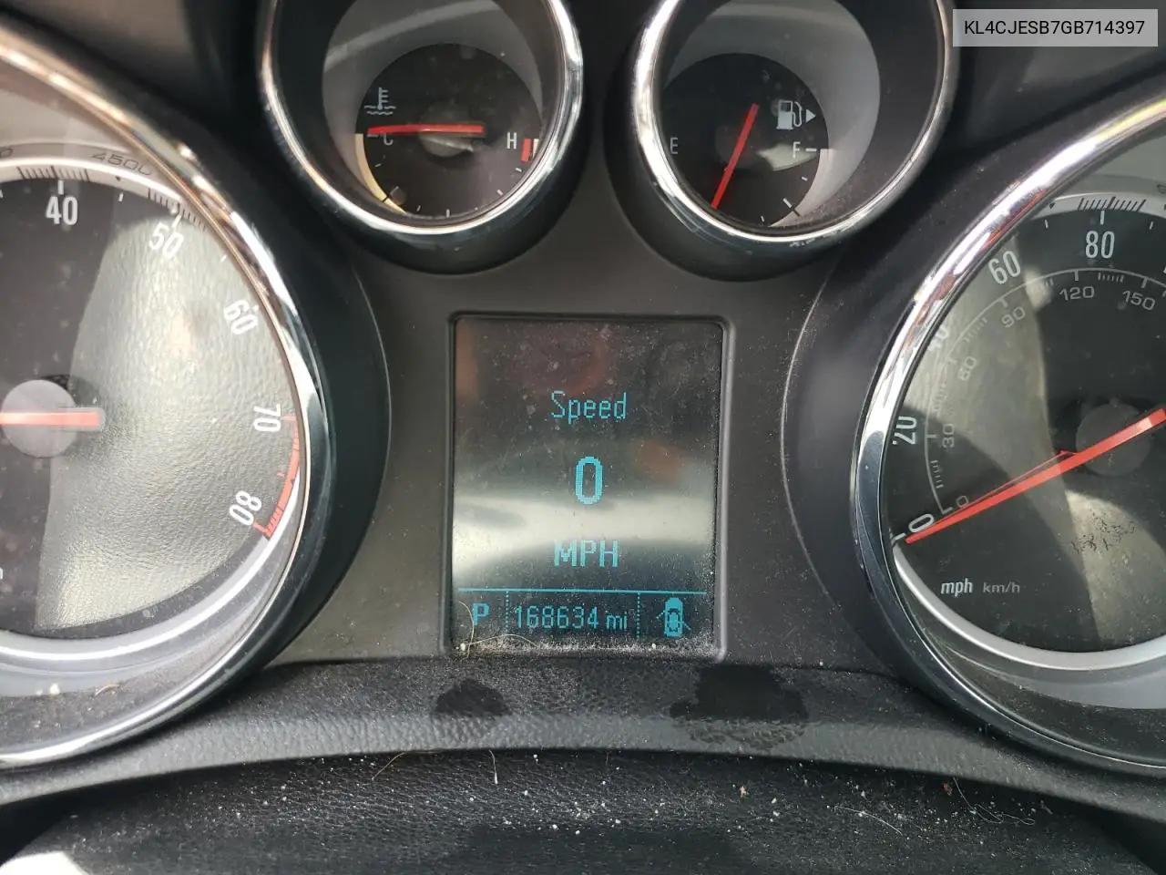 2016 Buick Encore VIN: KL4CJESB7GB714397 Lot: 62698925