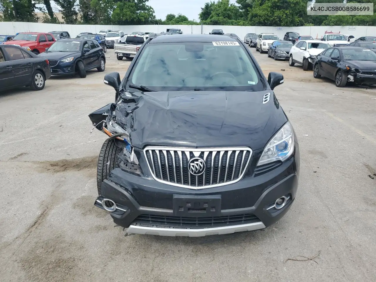 2016 Buick Encore VIN: KL4CJCSB0GB586699 Lot: 63198145