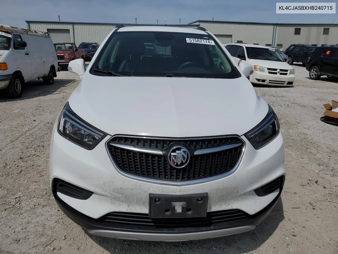 2017 Buick Encore Preferred VIN: KL4CJASBXHB240715 Lot: 51582174
