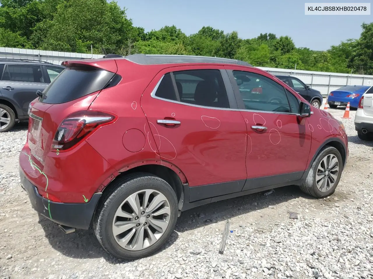 2017 Buick Encore Preferred Ii VIN: KL4CJBSBXHB020478 Lot: 56588205