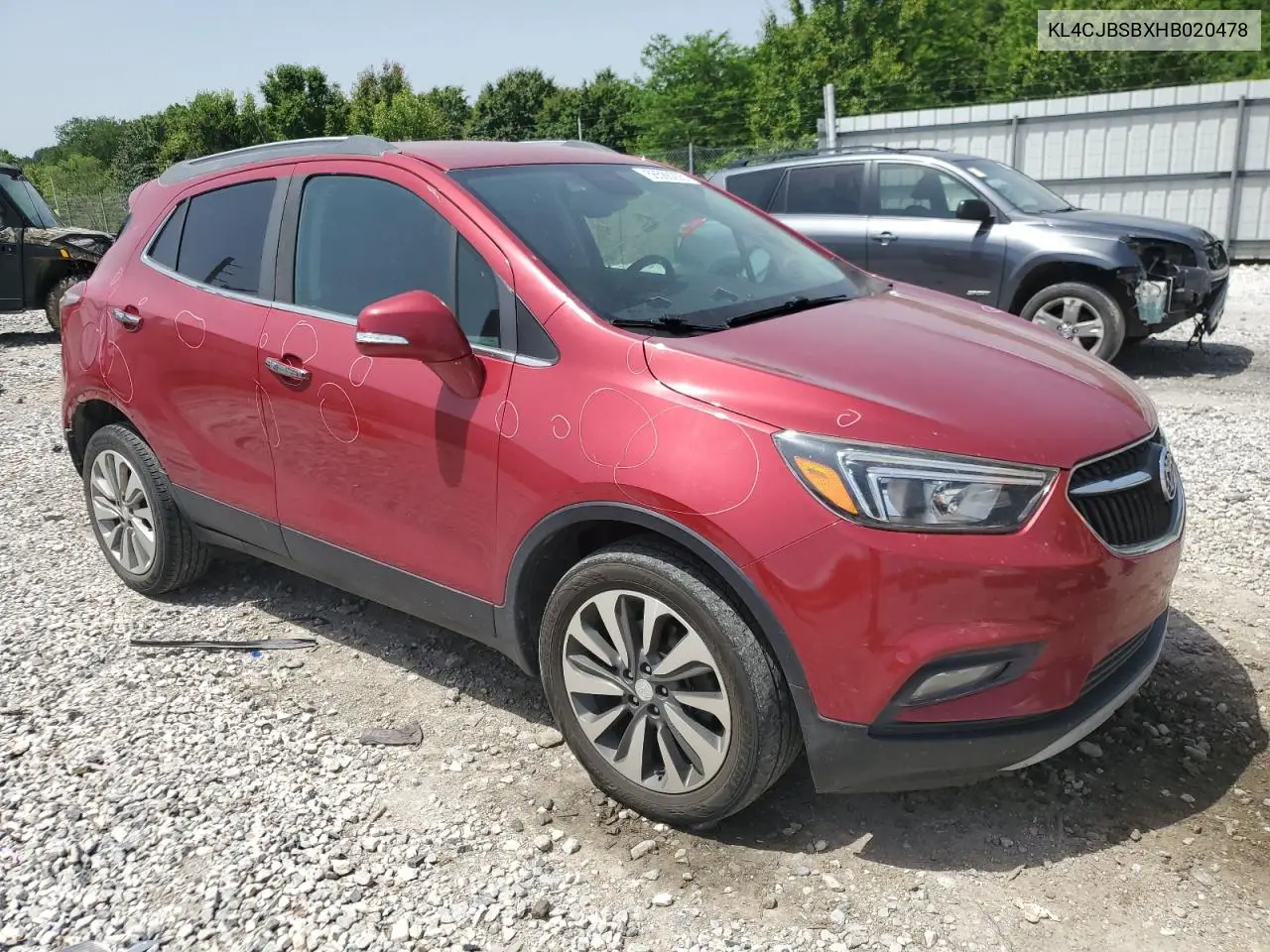 2017 Buick Encore Preferred Ii VIN: KL4CJBSBXHB020478 Lot: 56588205