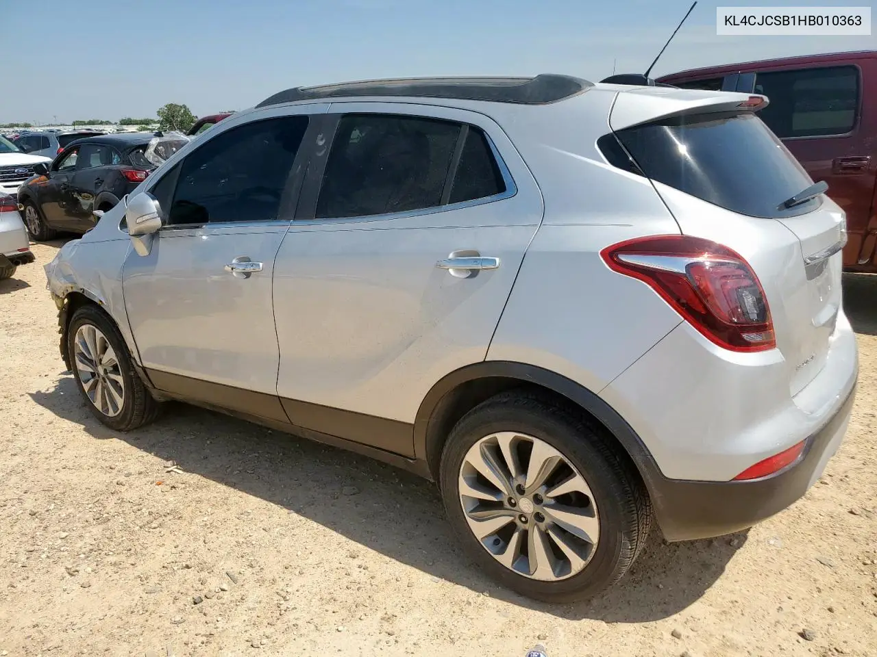 2017 Buick Encore Essence VIN: KL4CJCSB1HB010363 Lot: 57135185