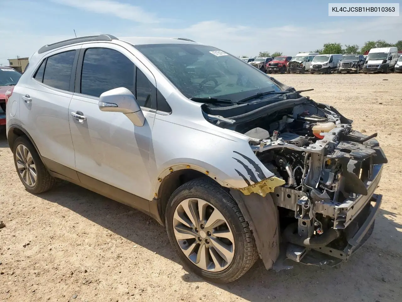 2017 Buick Encore Essence VIN: KL4CJCSB1HB010363 Lot: 57135185