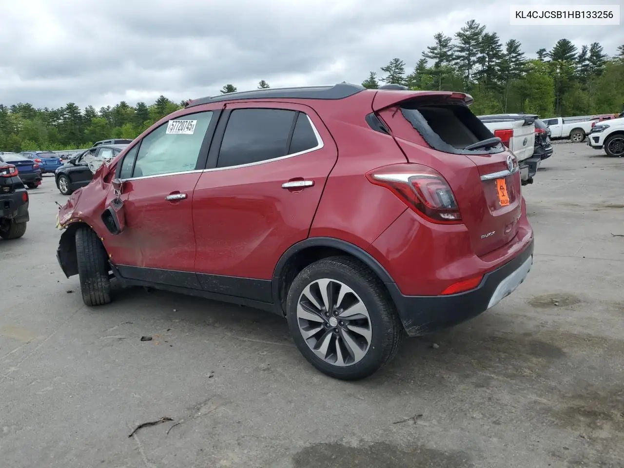2017 Buick Encore Essence VIN: KL4CJCSB1HB133256 Lot: 57720745