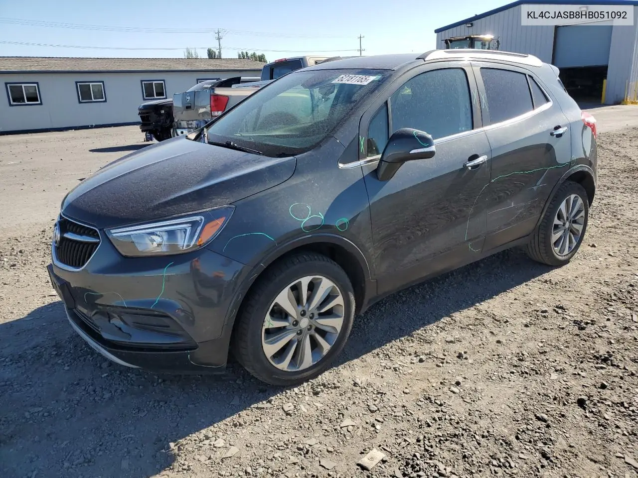 2017 Buick Encore Preferred VIN: KL4CJASB8HB051092 Lot: 62181165