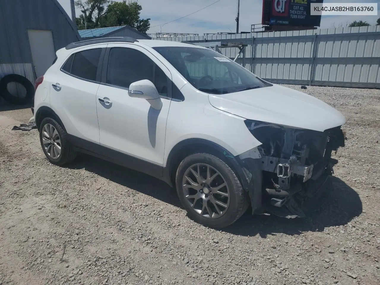 2017 Buick Encore Preferred VIN: KL4CJASB2HB163760 Lot: 62420755