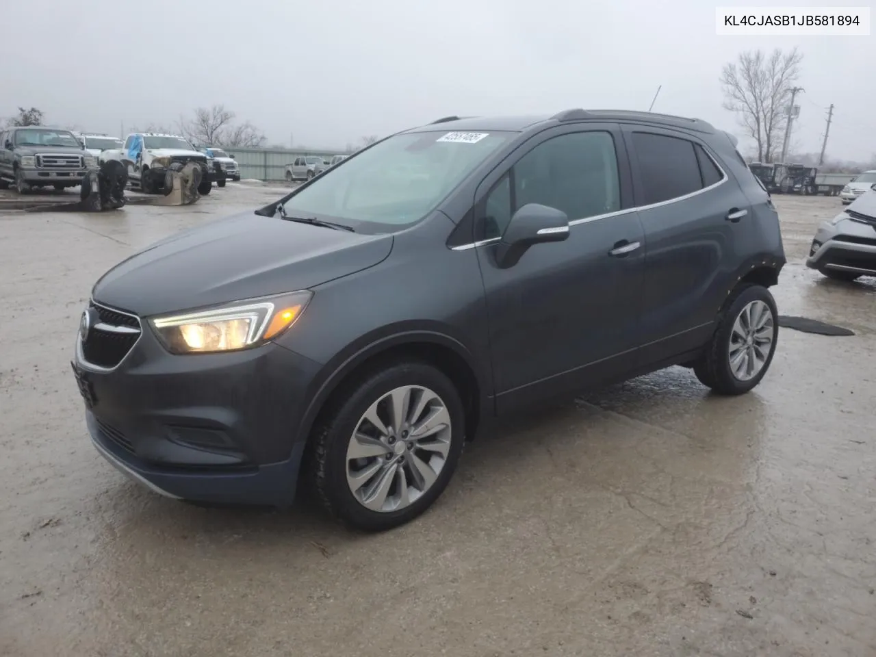 2018 Buick Encore Preferred VIN: KL4CJASB1JB581894 Lot: 42557465