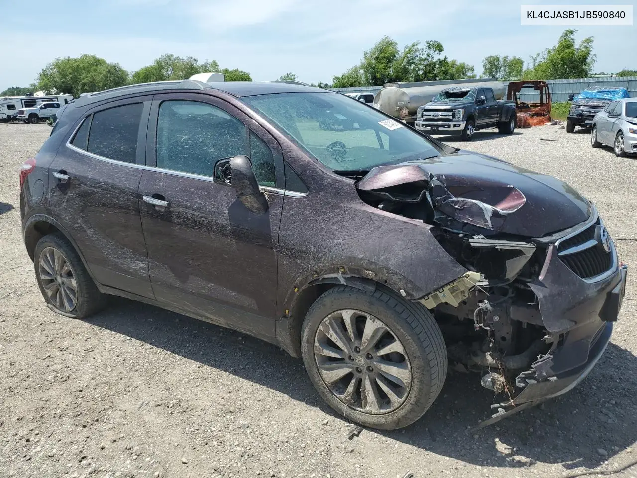 2018 Buick Encore Preferred VIN: KL4CJASB1JB590840 Lot: 56124245
