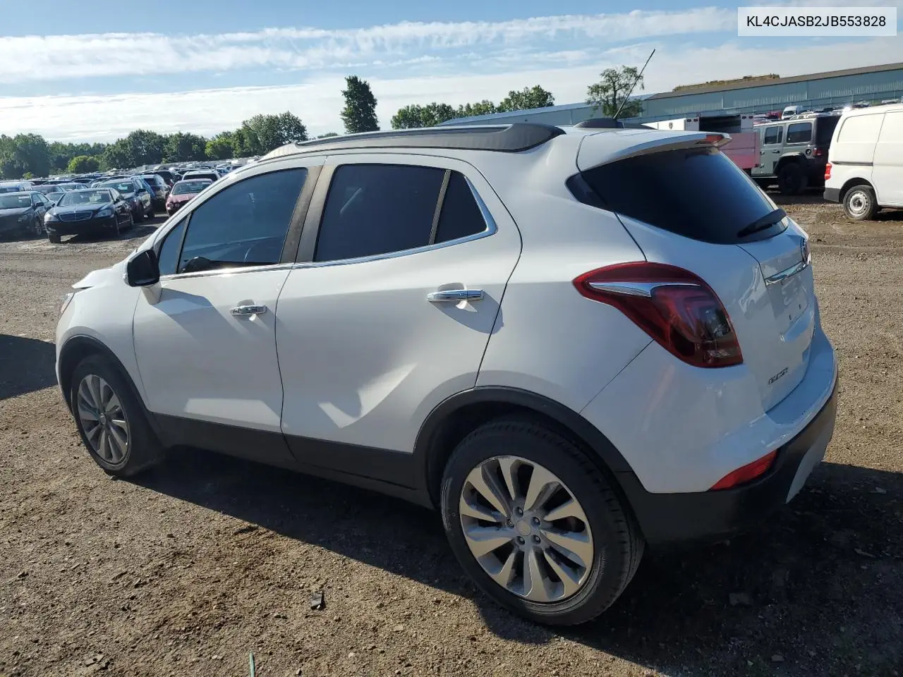 2018 Buick Encore Preferred VIN: KL4CJASB2JB553828 Lot: 62672985