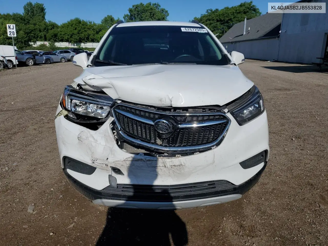 2018 Buick Encore Preferred VIN: KL4CJASB2JB553828 Lot: 62672985