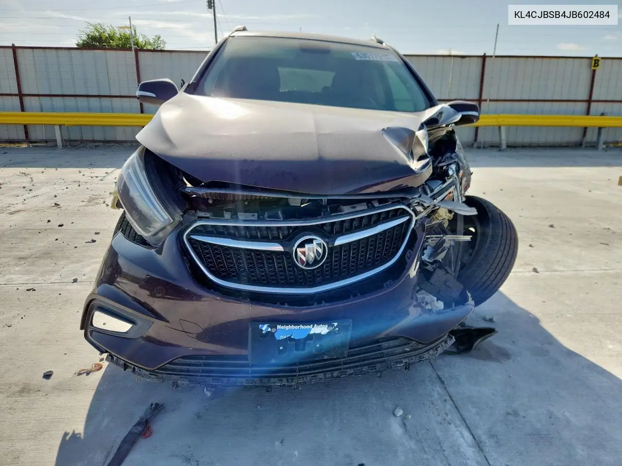 2018 Buick Encore Preferred Ii VIN: KL4CJBSB4JB602484 Lot: 63017915