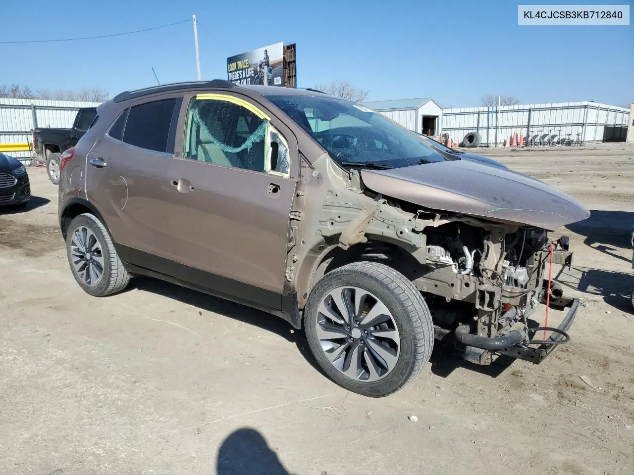 2019 Buick Encore Essence VIN: KL4CJCSB3KB712840 Lot: 47850765