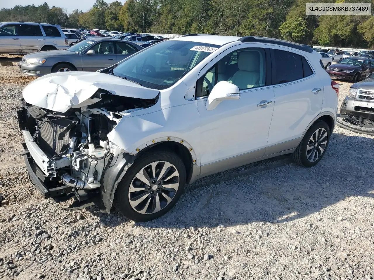 2019 Buick Encore Essence VIN: KL4CJCSM8KB737489 Lot: 48201085