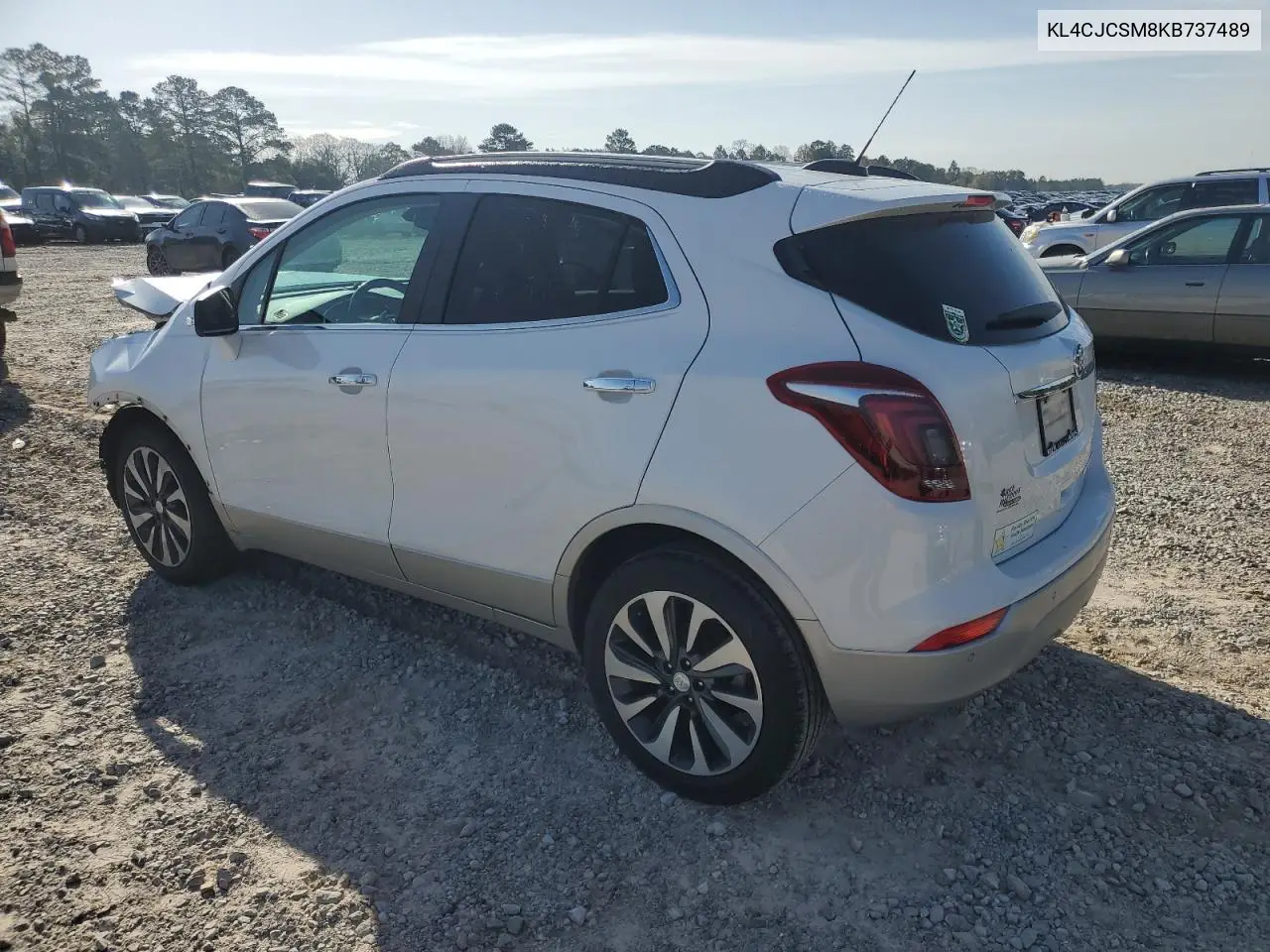 2019 Buick Encore Essence VIN: KL4CJCSM8KB737489 Lot: 48201085