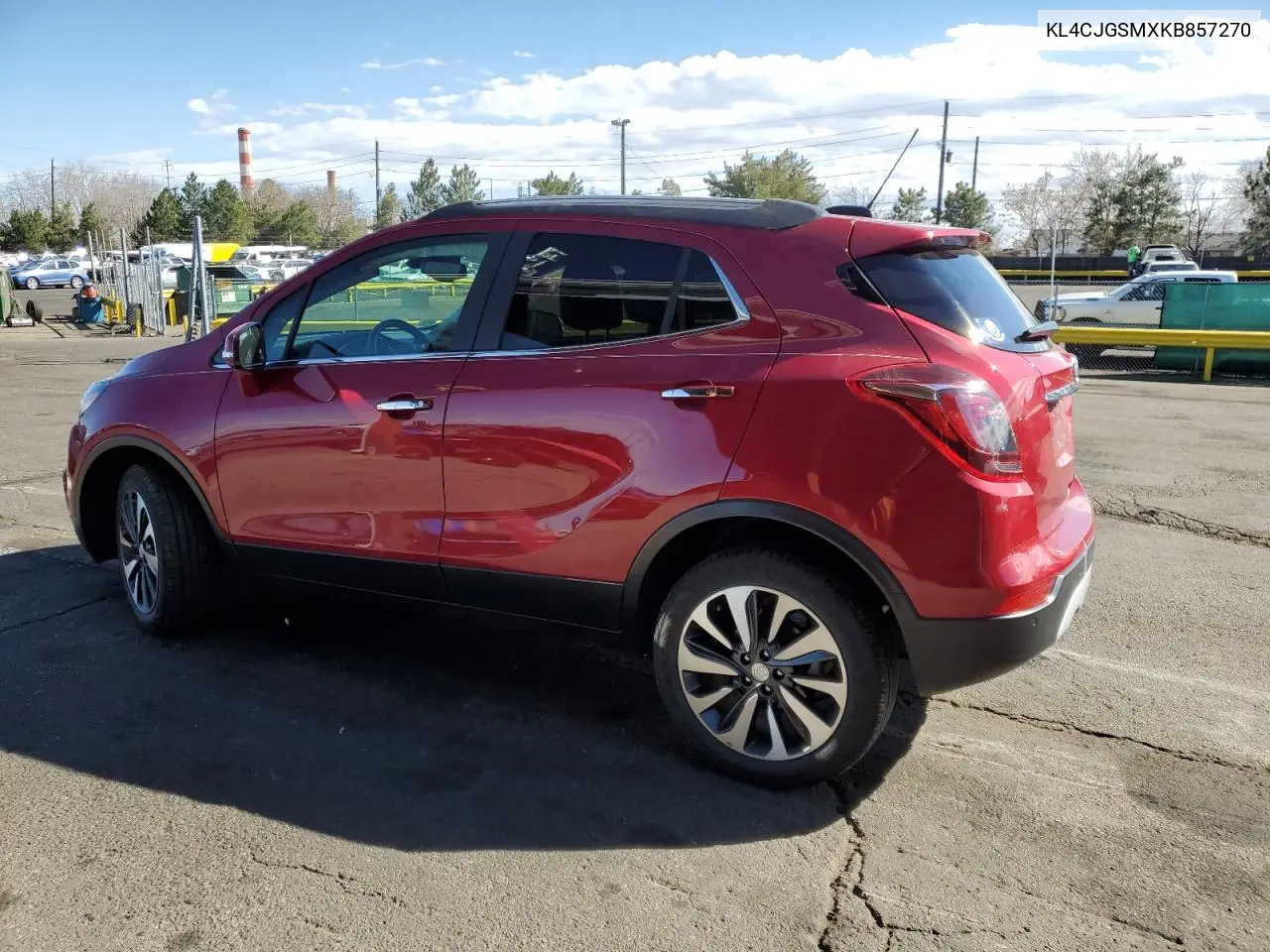 2019 Buick Encore Essence VIN: KL4CJGSMXKB857270 Lot: 49980265