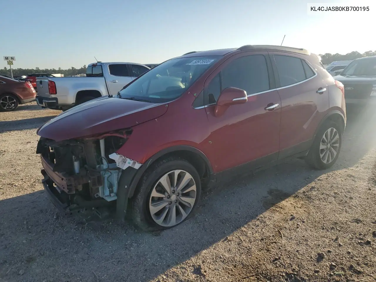 2019 Buick Encore Preferred VIN: KL4CJASB0KB700195 Lot: 50975935
