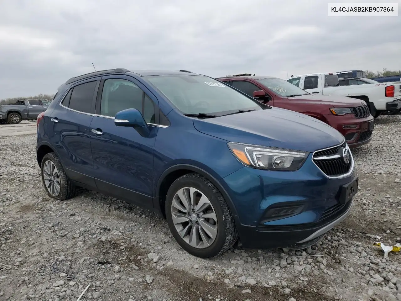 2019 Buick Encore Preferred VIN: KL4CJASB2KB907364 Lot: 53029595