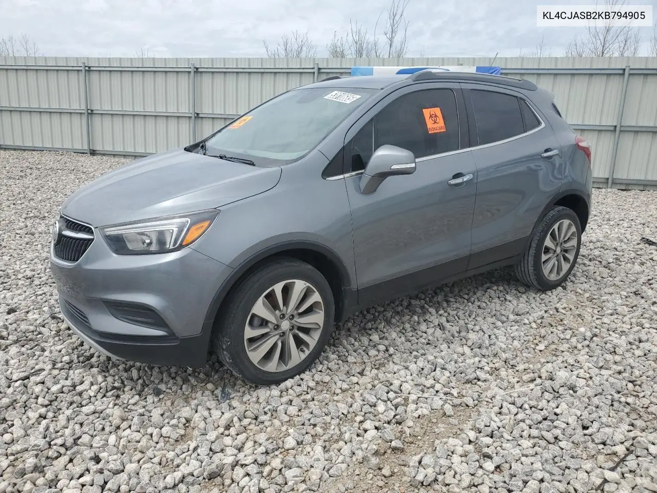 2019 Buick Encore Preferred VIN: KL4CJASB2KB794905 Lot: 53810685