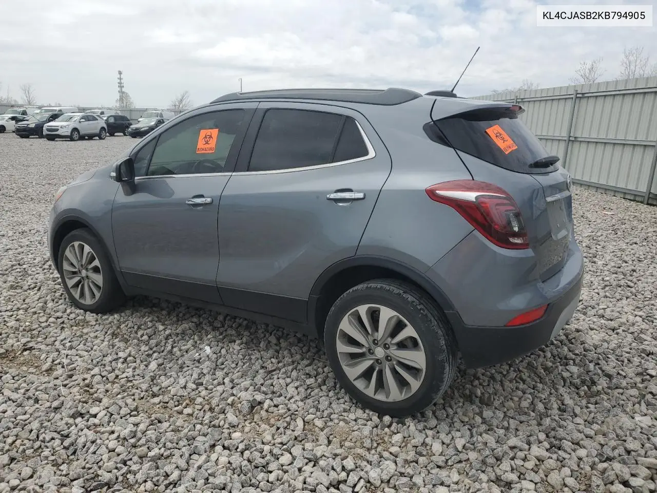 2019 Buick Encore Preferred VIN: KL4CJASB2KB794905 Lot: 53810685