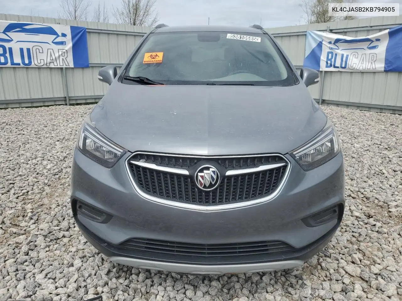 2019 Buick Encore Preferred VIN: KL4CJASB2KB794905 Lot: 53810685
