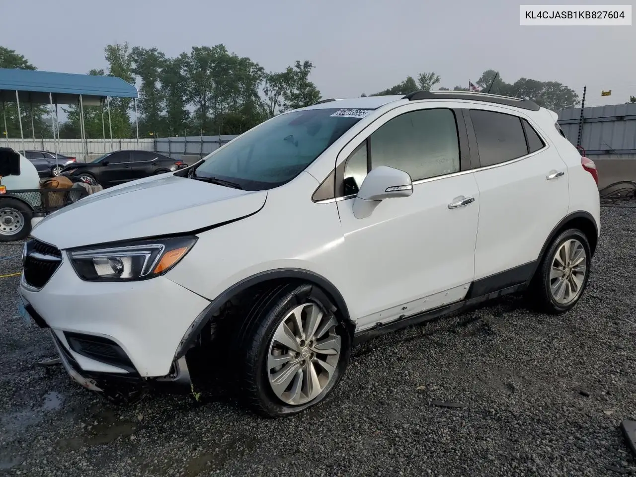 2019 Buick Encore Preferred VIN: KL4CJASB1KB827604 Lot: 55213855