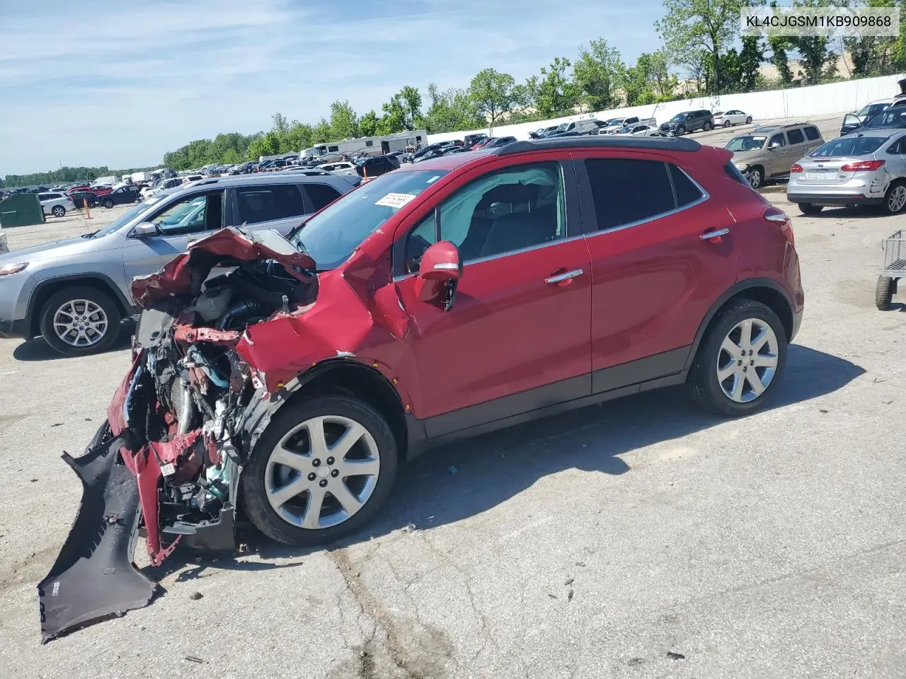 2019 Buick Encore Essence VIN: KL4CJGSM1KB909868 Lot: 56150565